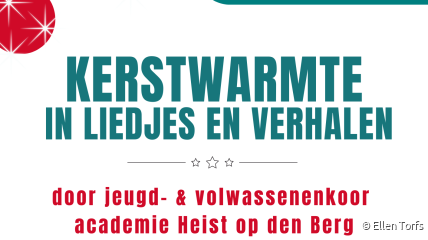 Kerstwarmte in liedjes en verhalen bij Davidsfonds.